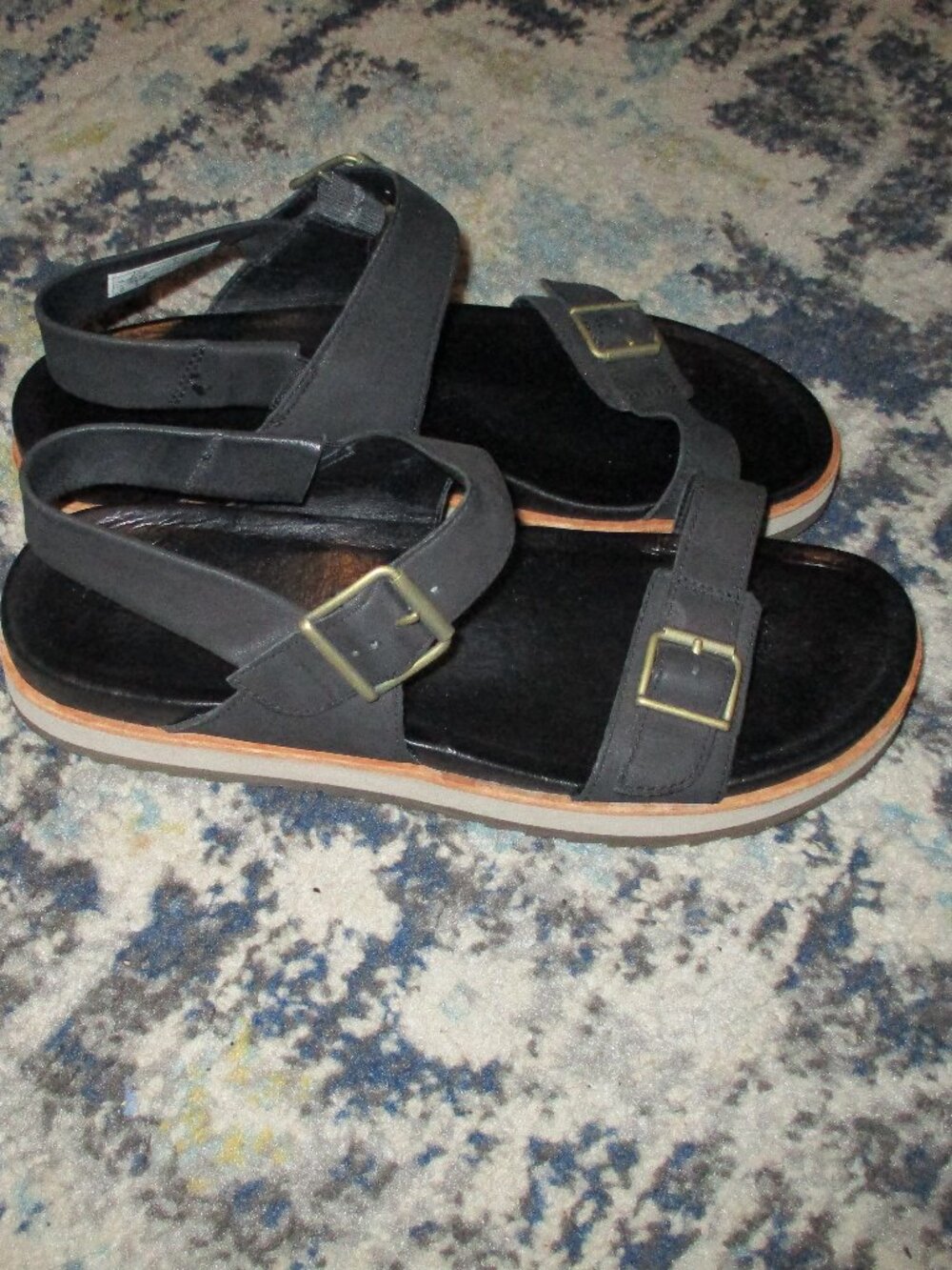 Merrell  Juno Buckle Women’s Black Ankle Strap Sandals Size 41/10US